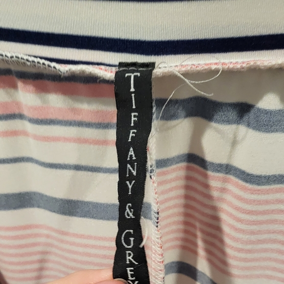 Navy and Peach Maxi - Picture 3 of 3